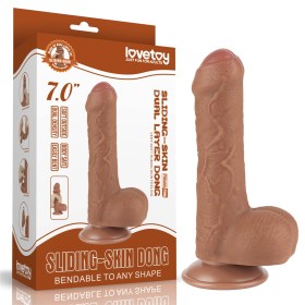Realistični neobrezani penis LVTOY00728-1